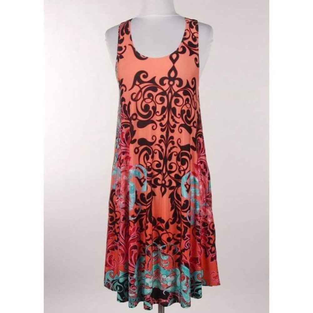 Plus size wines dress